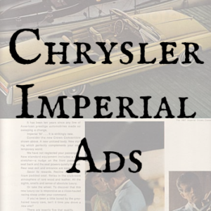 Chrysler Imperial Ads