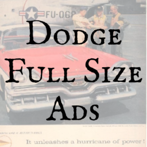Dodge Full Size Ads