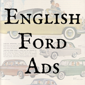 English Ford Ads