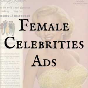 Female Celebrities Ads