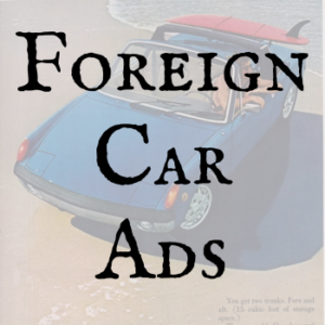 Foreign Cars Ads