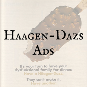 Haagen-Dazs Ads