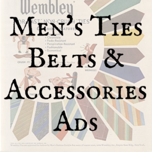 Men's Ties Belts & Accessories Ads