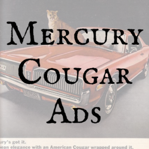 Mercury Cougar Ads