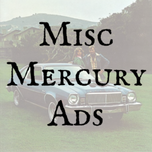 Mercury Miscellaneous Ads