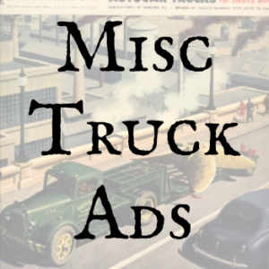 Miscellaneous Truck Ads