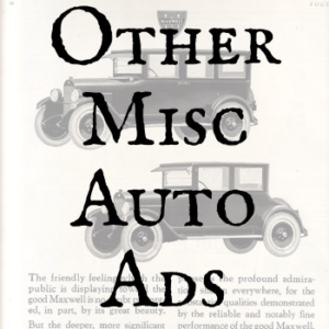 Other Miscellaneous Auto Ads