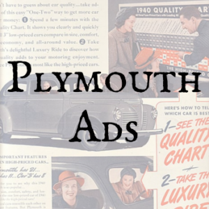 Plymouth Ads
