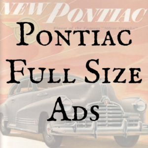 Full Size Pontiac Ads