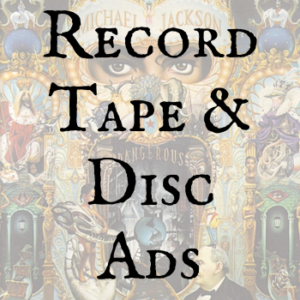 Record Tape & Disc Ads