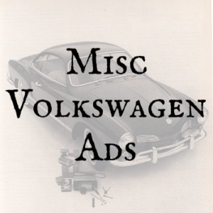 Volkswagen Miscellaneous Ads