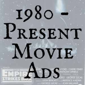 1980 to Present Movie Ads