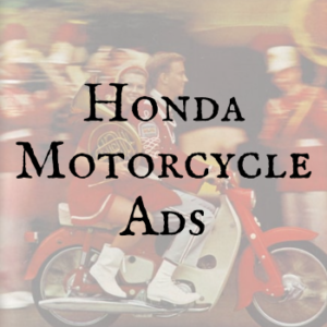 Honda Motorcycle Ads