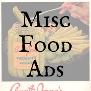 Miscellaneous Food Ads
