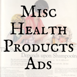 Miscellaneous Health Products Ads