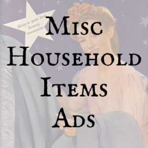 Miscellaneous Household Items Ads