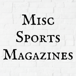 Miscellaneous Vintage Sports Magazines